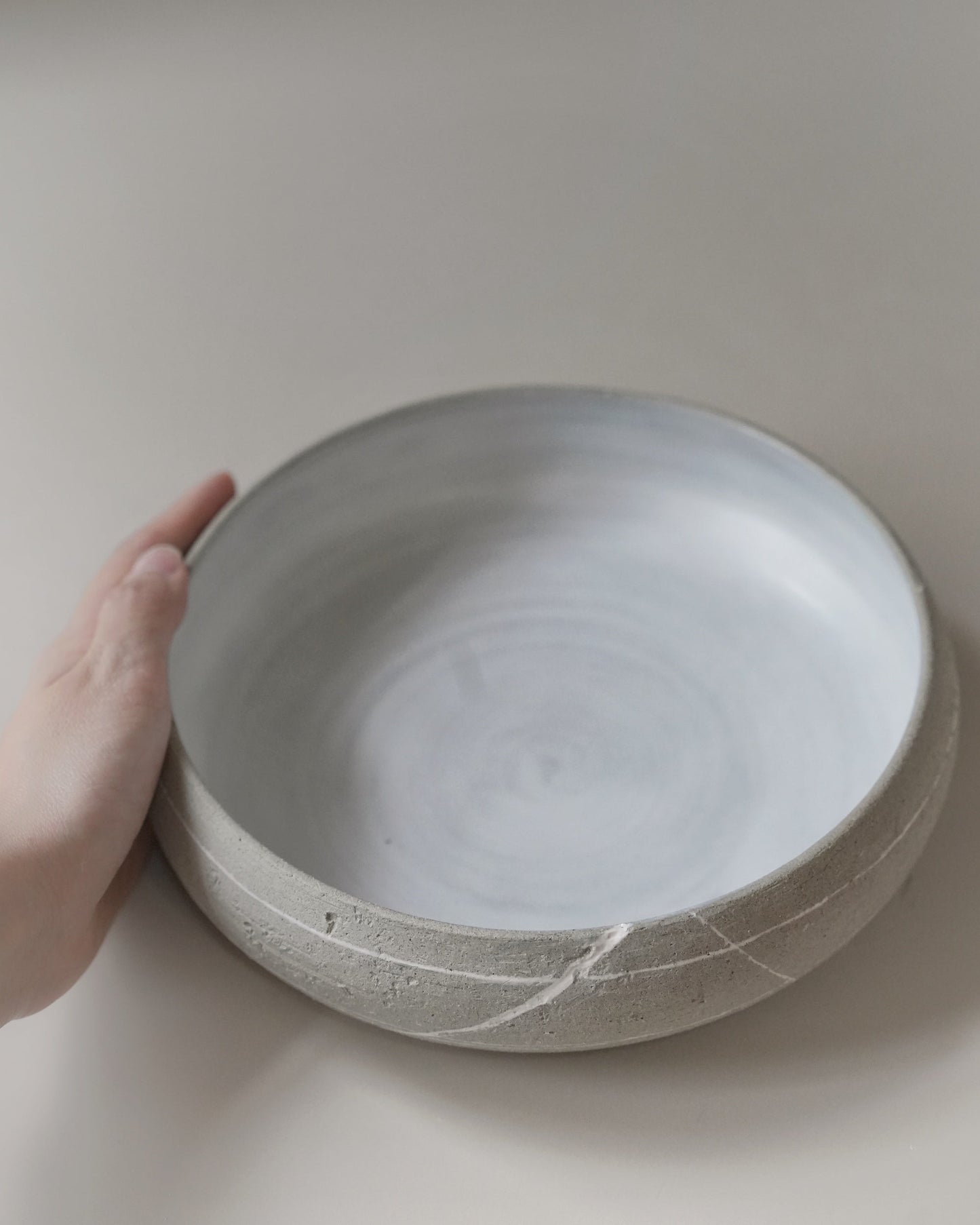 Stillness Pebble 019 / Low Bowl