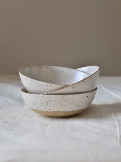 Speckled Low Bowl