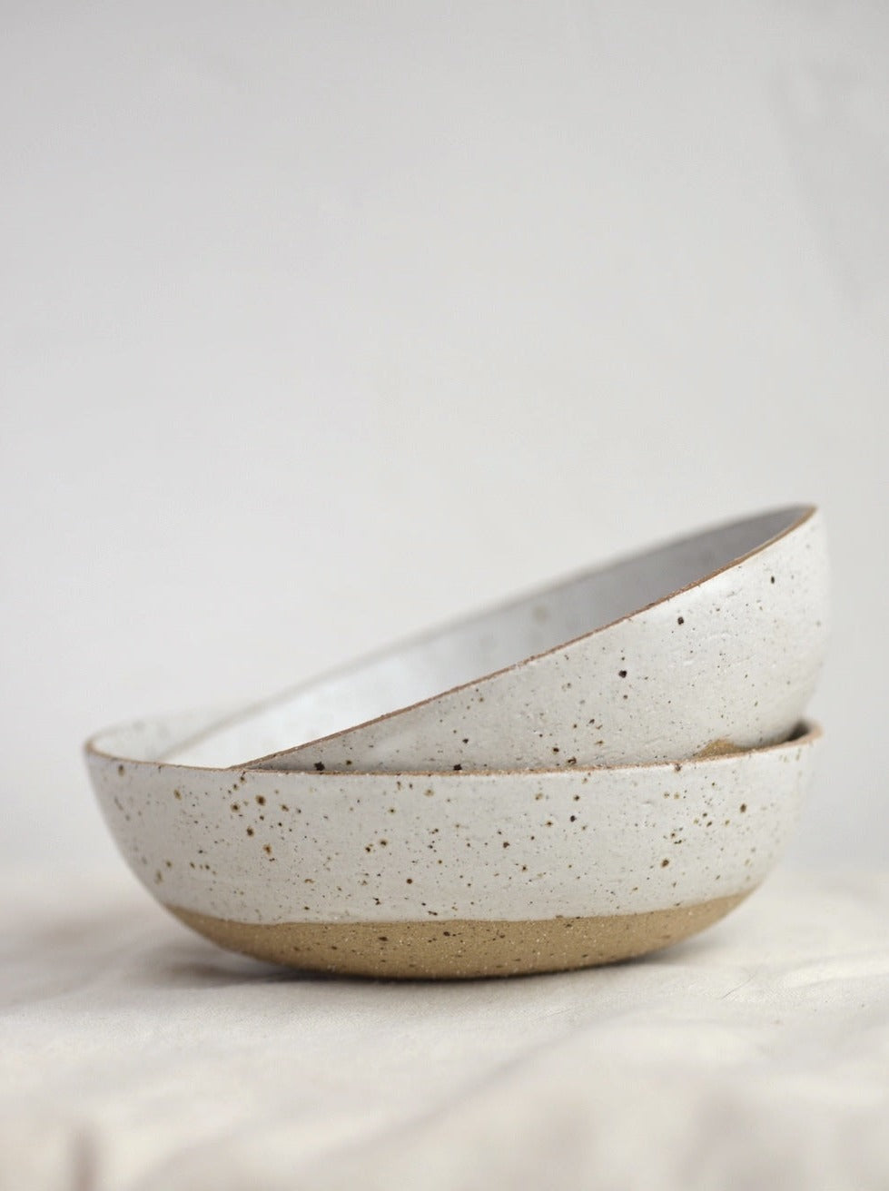 Speckled Low Bowl