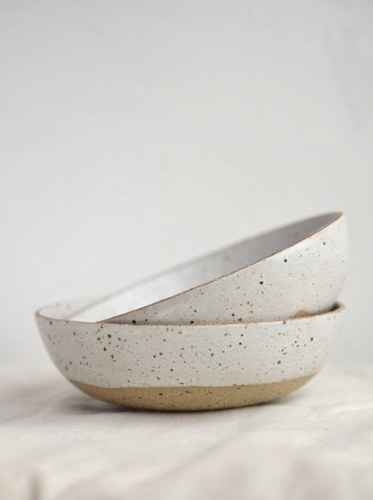 Speckled Low Bowl