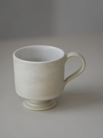 Satin Ivory Goblet Mug